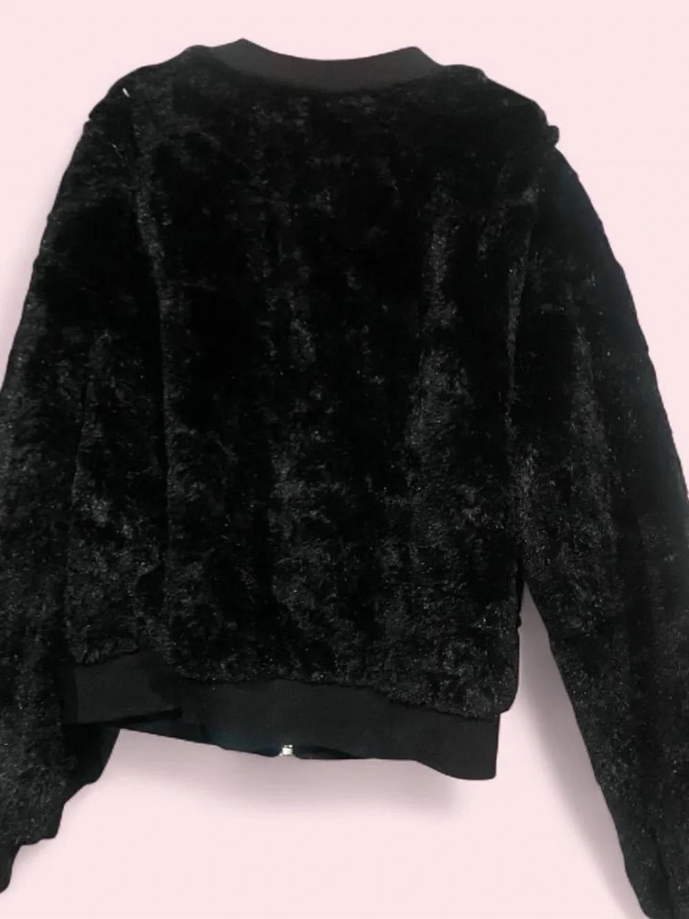 Girls furry bomber
